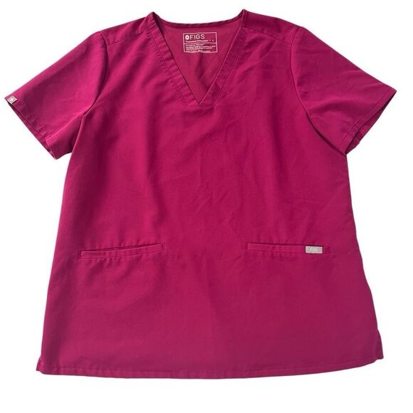FIGS Casma Two Pocket Scrub Top Women's Size L - Picture 1 of 5